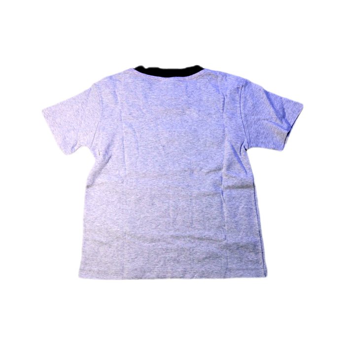 A Grey Short Sleeve T Shirts from Petit Bateau in size 6T for boy. (Back View)