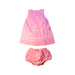 A Pink Shorts Sets from Cyrillus in size 3-6M for girl. (Back View)