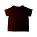 A Brown Short Sleeve Polos from Petit Bateau in size 6-12M for boy. (Back View)
