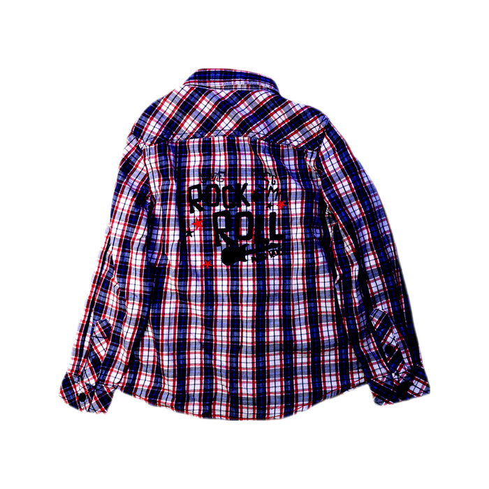 A Red Long Sleeve Shirts from Sergent Major in size 5T for boy. (Back View)