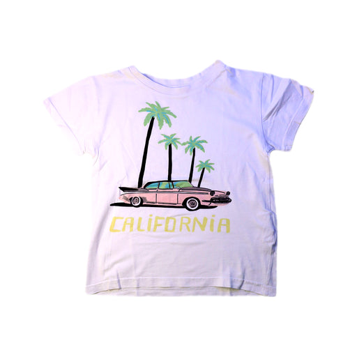 A White Short Sleeve T Shirts from Monoprix in size 6T for boy. (Front View)