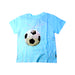 A Blue Short Sleeve T Shirts from Molo in size 6T for boy. (Front View)