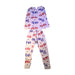 A Red Pyjama Sets from Petit Bateau in size 5T for neutral. (Front View)