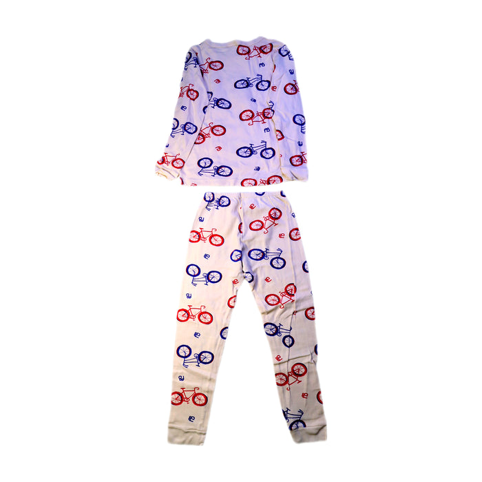 A Red Pyjama Sets from Petit Bateau in size 5T for neutral. (Back View)