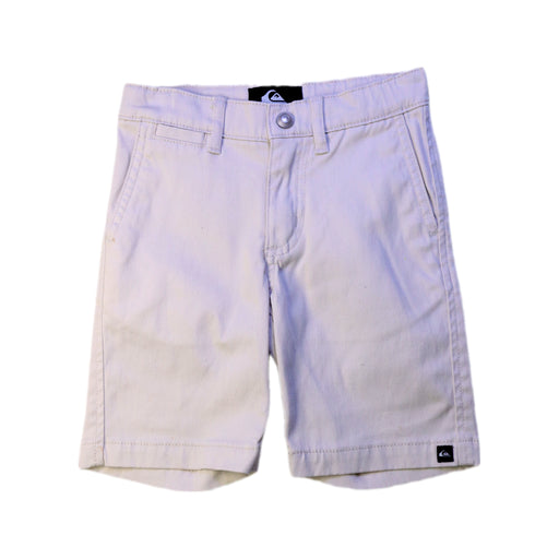 A White Shorts from Quiksilver in size 3T for boy. (Front View)
