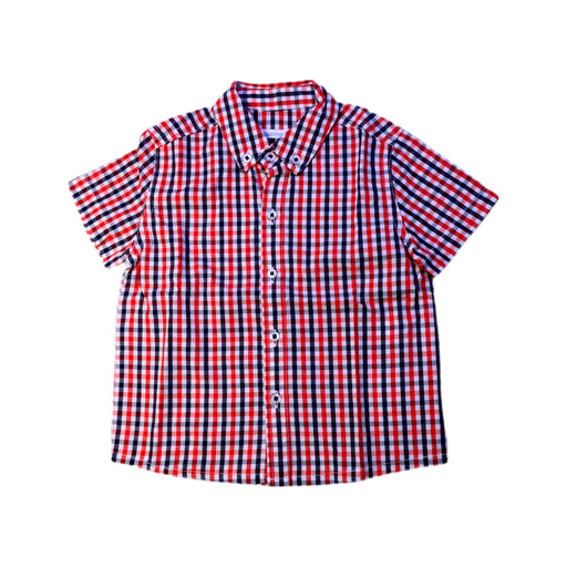A Blue Short Sleeve Shirts from Bout'Chou in size 6-12M for boy. (Front View)
