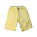 A Yellow Shorts from Monoprix in size 5T for boy. (Front View)