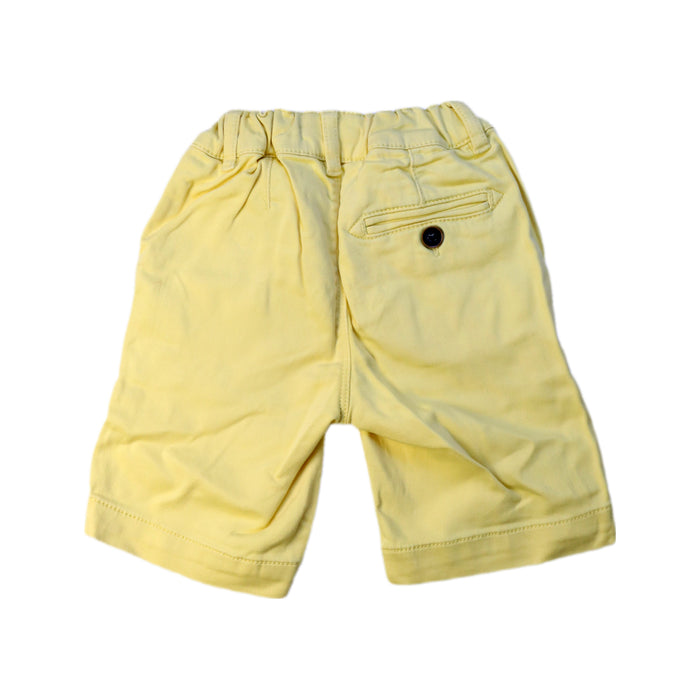 A Yellow Shorts from Monoprix in size 5T for boy. (Back View)