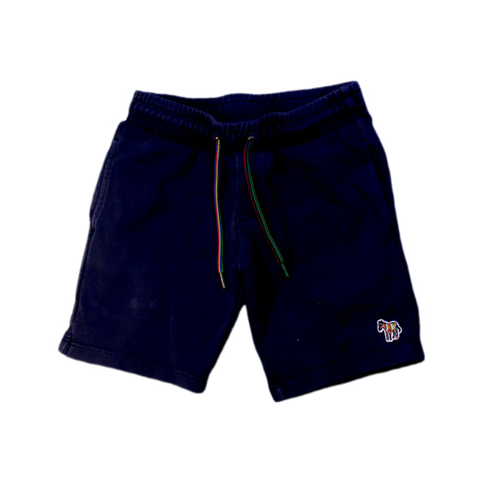 A Navy Shorts from Paul Smith in size 4T for boy. (Front View)