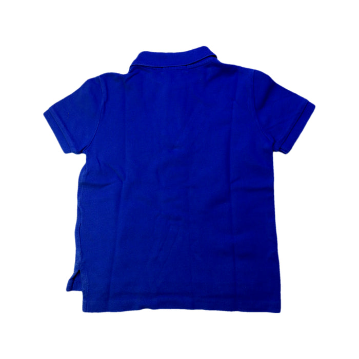 A Blue Short Sleeve Polos from Polo Ralph Lauren in size 3T for boy. (Back View)