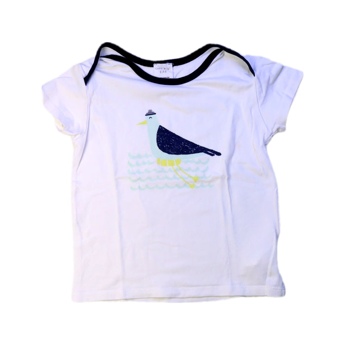 A White Short Sleeve T Shirts from Carrément Beau in size 3T for neutral. (Front View)