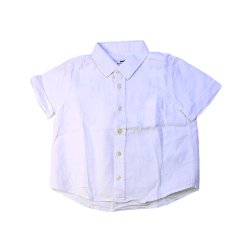 A White Short Sleeve Shirts from Cyrillus in size 4T for boy. (Front View)