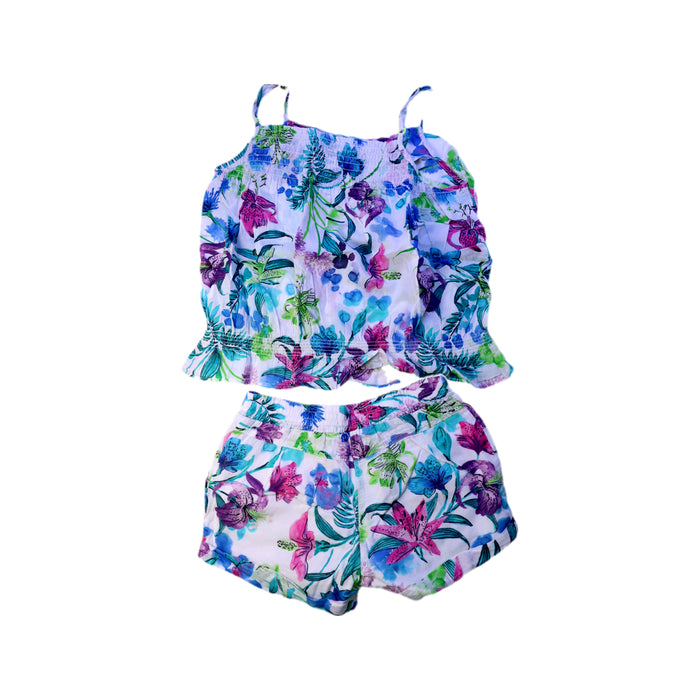A Multicolour Shorts Sets from Catimini in size 8Y for girl. (Back View)