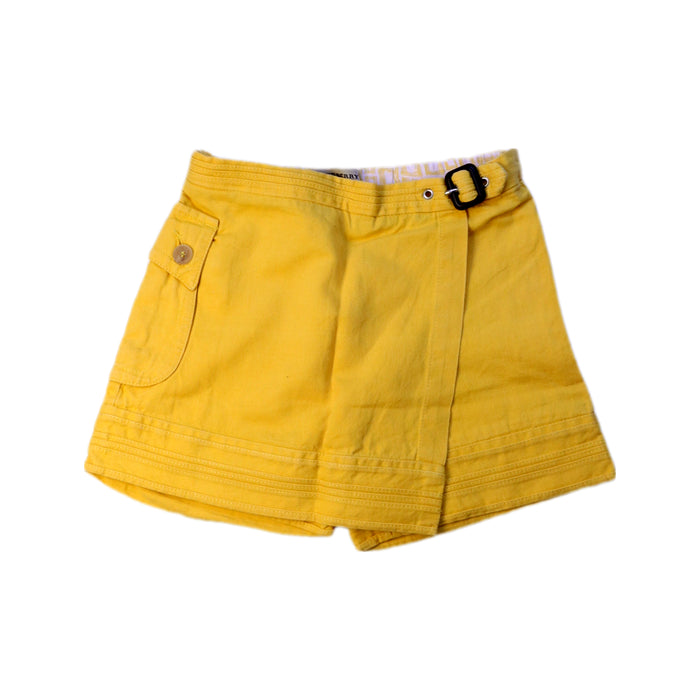 A Yellow Shorts from Burberry in size 4T for girl. (Front View)
