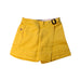 A Yellow Shorts from Burberry in size 4T for girl. (Front View)