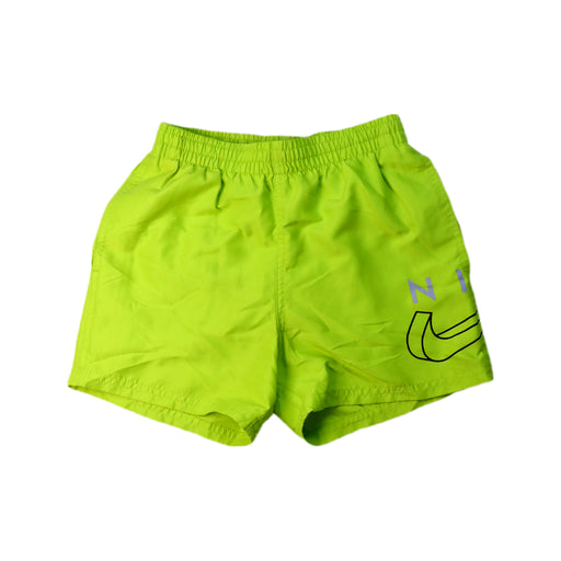 A Green Shorts from Nike in size 7Y for boy. (Front View)
