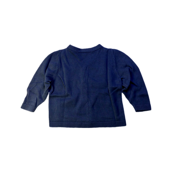 A Blue Cardigans from Bonpoint in size 6-12M for boy. (Back View)