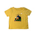 A Yellow Short Sleeve T Shirts from Bout'Chou in size 6-12M for boy. (Front View)