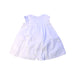 A White Sleeveless Dresses from Catimini in size 6-12M for girl. (Back View)