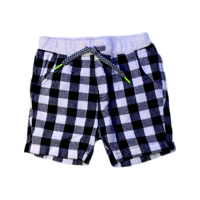 A Black Shorts from Catimini in size 6-12M for boy. (Front View)