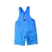 A Blue Overall Shorts from Sergent Major in size 6-12M for boy. (Front View)