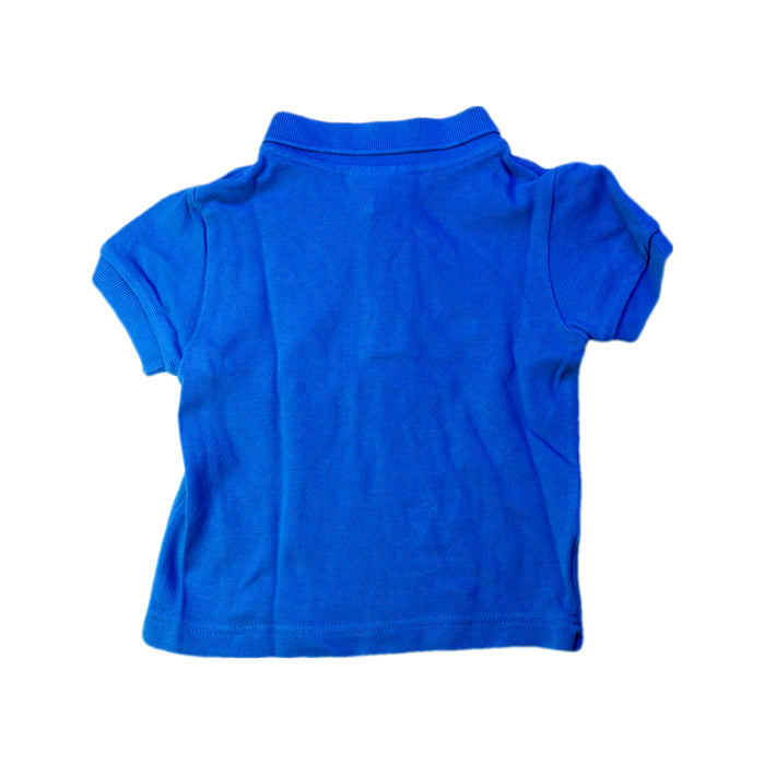 A Blue Short Sleeve Polos from Lacoste in size 6-12M for boy. (Back View)