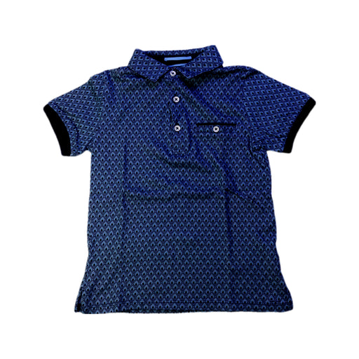 A Blue Short Sleeve Polos from Baker by Ted Baker in size 4T for boy. (Front View)