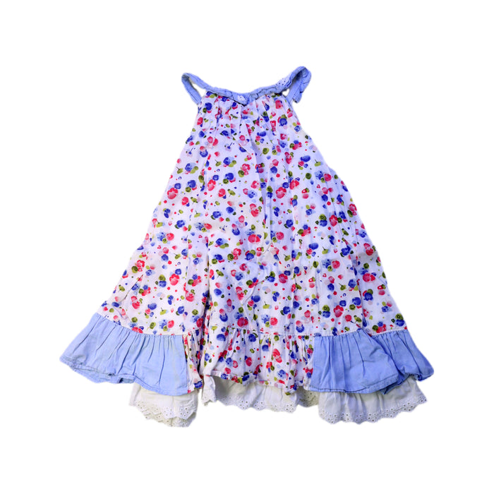 A Multicolour Sleeveless Dresses from Absorba in size 3T for girl. (Back View)