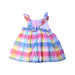 A Multicolour Sleeveless Dresses from Tommy Bahama in size 4T for girl. (Back View)