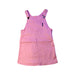 A Pink Overall Dresses from Polarn O. Pyret in size 4T for girl. (Front View)