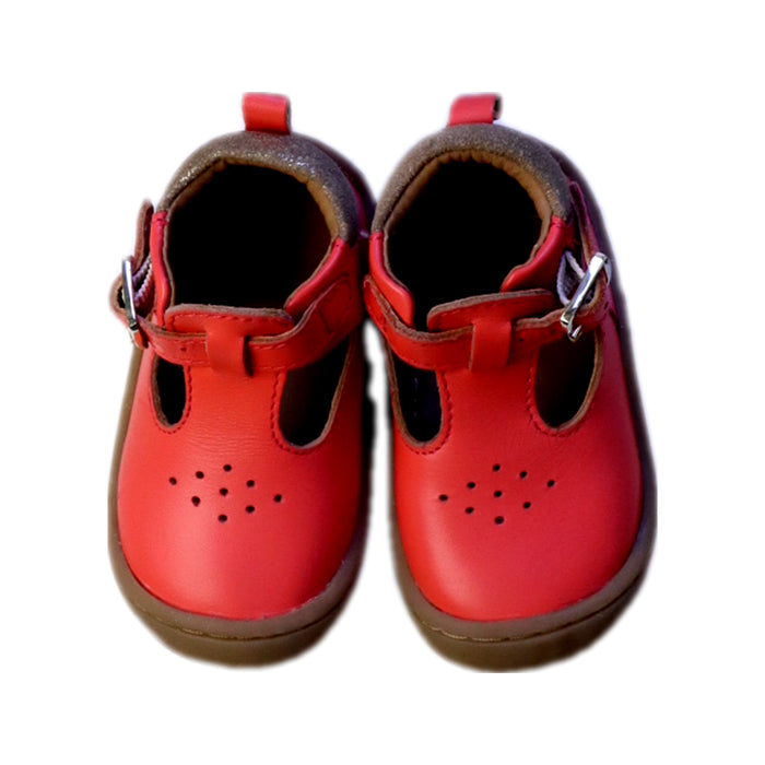 A Pink Casual Boots from Vertbaudet in size 6-12M for girl. (Back View)