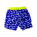 A Blue Swim Shorts from Petit Bateau in size 6-12M for boy. (Back View)