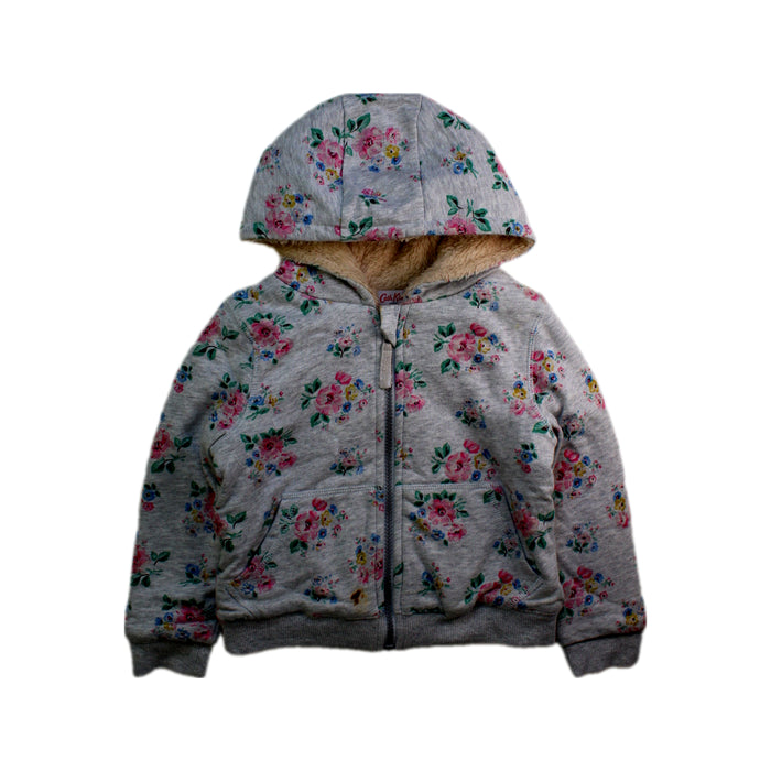 A Grey Hooded Sweatshirts from Cath Kids London in size 3T for girl. (Front View)