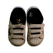 A White Sneakers from Adidas in size 12-18M for boy. (Back View)