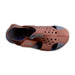 A Peach Sandals from Nike in size 7Y for girl. (Front View)