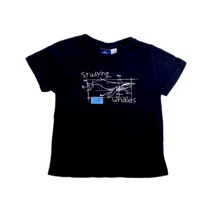 A Black Short Sleeve T Shirts from Chicco in size 3T for boy. (Front View)