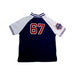 A Navy Short Sleeve Polos from Polo Ralph Lauren in size 3T for boy. (Back View)