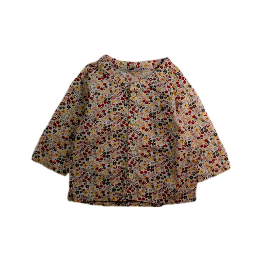 A Multicolour Long Sleeve Shirts from Petit Bateau in size 6-12M for girl. (Front View)