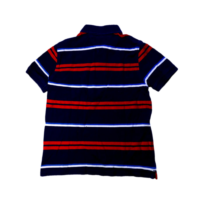 A Navy Short Sleeve Polos from Tommy Hilfiger in size 8Y for boy. (Back View)