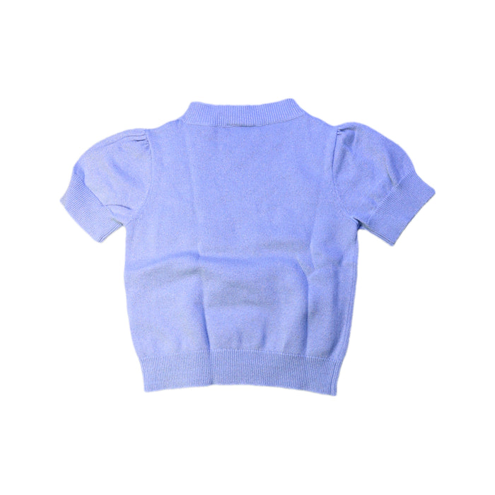 A Blue Short Sleeve Tops from Seed in size 2T for girl. (Back View)