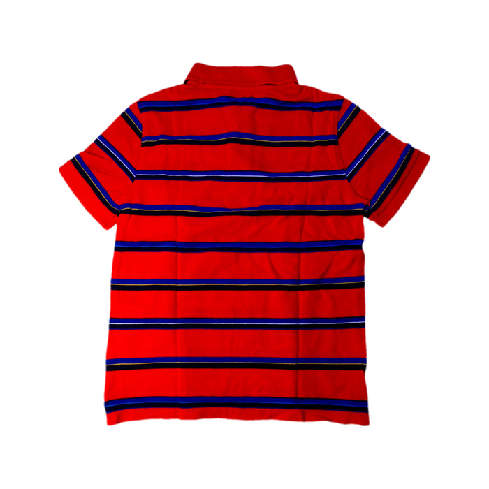 A Red Short Sleeve Polos from Tommy Hilfiger in size 8Y for boy. (Back View)
