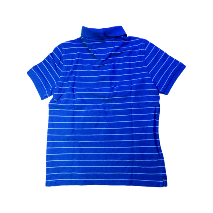 A Blue Short Sleeve Polos from Tommy Hilfiger in size 8Y for boy. (Back View)