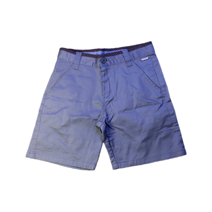 A Blue Shorts from Chickeeduck in size 5T for boy. (Front View)