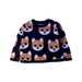 A Navy Knit Sweaters from Hux in size 3T for girl. (Front View)