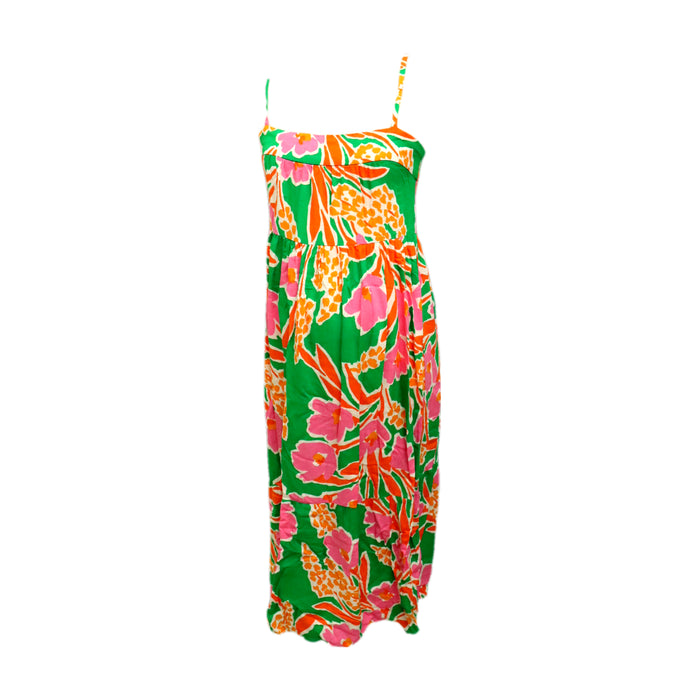 A Green Sleeveless Dresses from Mister Zimi in size Maternity-S for maternity. (Front View)
