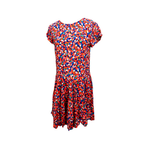 A Blue Short Sleeve Dresses from Mister Zimi in size Maternity-S for maternity. (Front View)