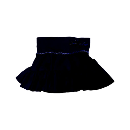 A Navy Short Skirts from Kiwi Saint-Tropez in size 6T for girl. (Front View)