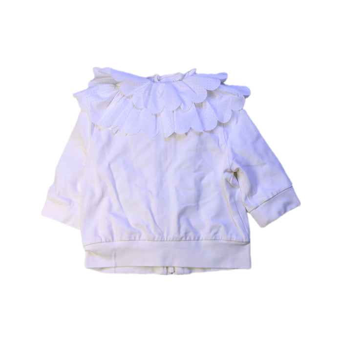 A White Lightweight Jackets from Nicholas & Bears in size 6-12M for girl. (Back View)