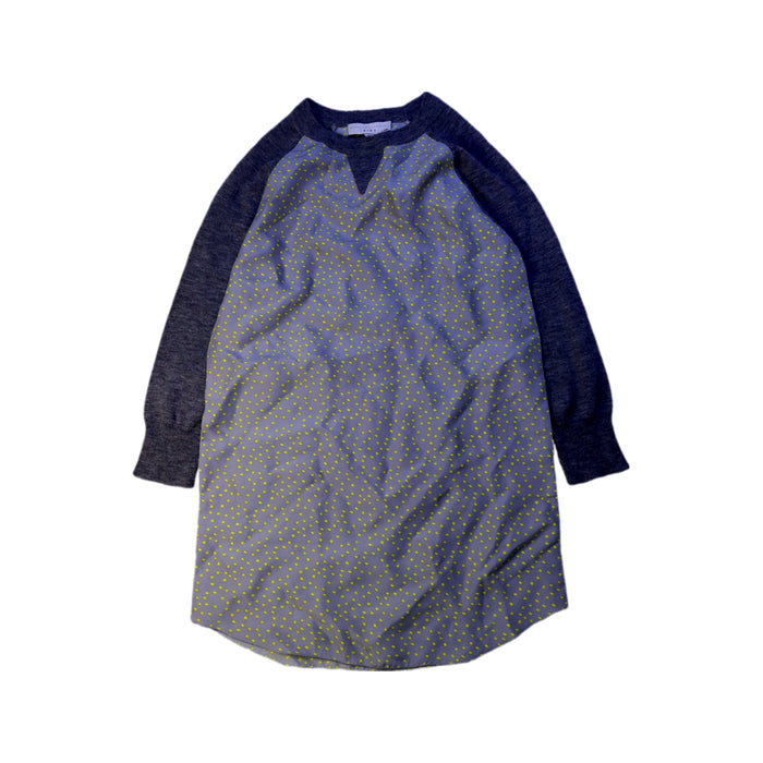 A Navy Long Sleeve Dresses from Stella McCartney in size 6T for girl. (Front View)