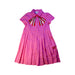 A Pink Short Sleeve Dresses from Gucci in size 6T for girl. (Front View)